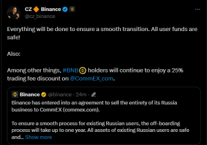 Binance Completely Withdrawing From Russia!!!