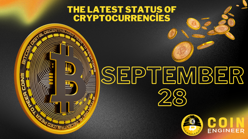 Latest Status In Cryptocurrencies! - September 28